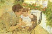 Mary Cassatt Susan Comforting the Baby china oil painting artist